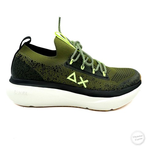 Sneaker verde militare uomo SUN 68