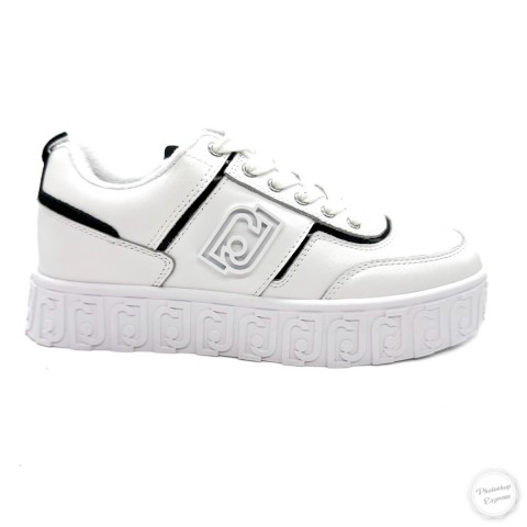 Sneaker pelle bianca donna Liu jo