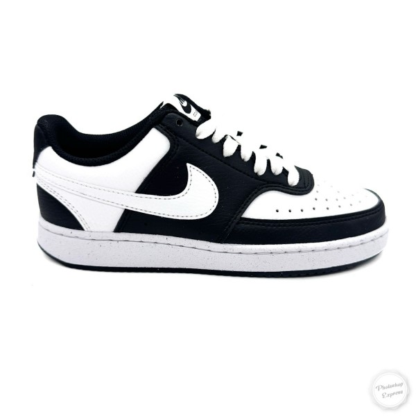 Sneaker bianca e nera Court Vision Nike