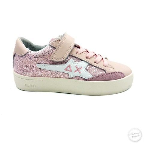 Sneaker rosa bambina SUN 68