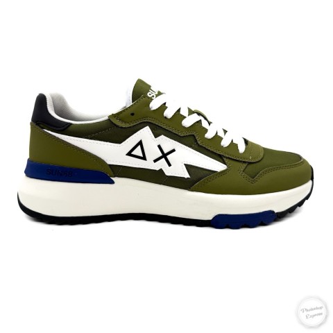 Sneaker verde militare uomo SUN 68