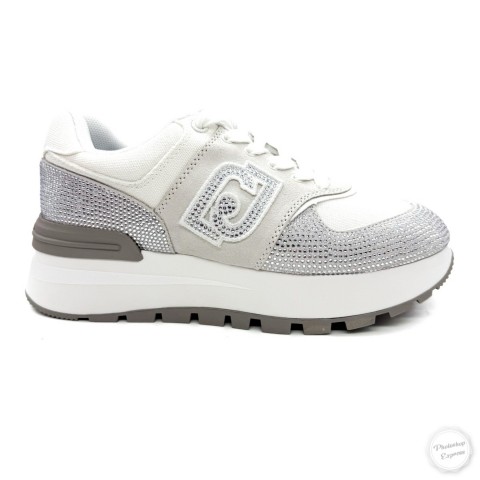 Sneaker bianca strass donna LIU JO