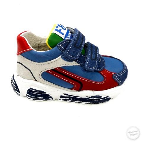 Sneaker azzurra multicolor bambino Falcotto