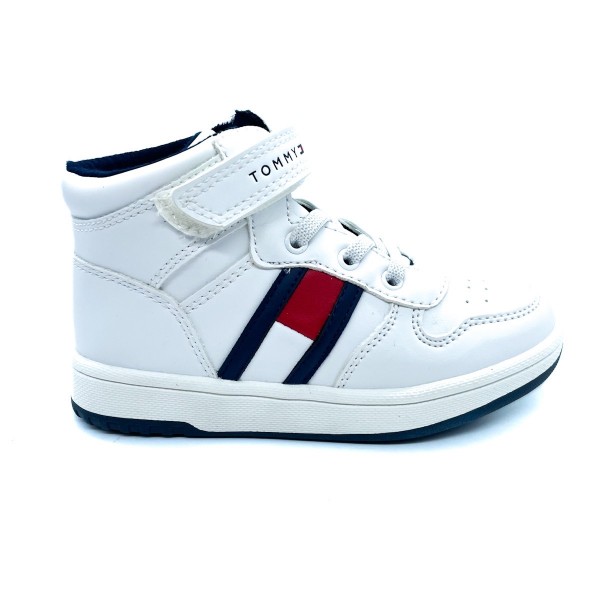 Sneaker alta bianca bambino Tommy Hilfiger